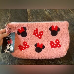 Disney Minnie Mouse Pink and Red Fleece Bag